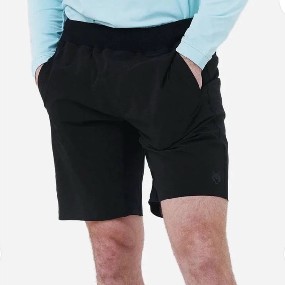 Greyson Fulton Workout Shorts Black Lined - Picture 1 of 6